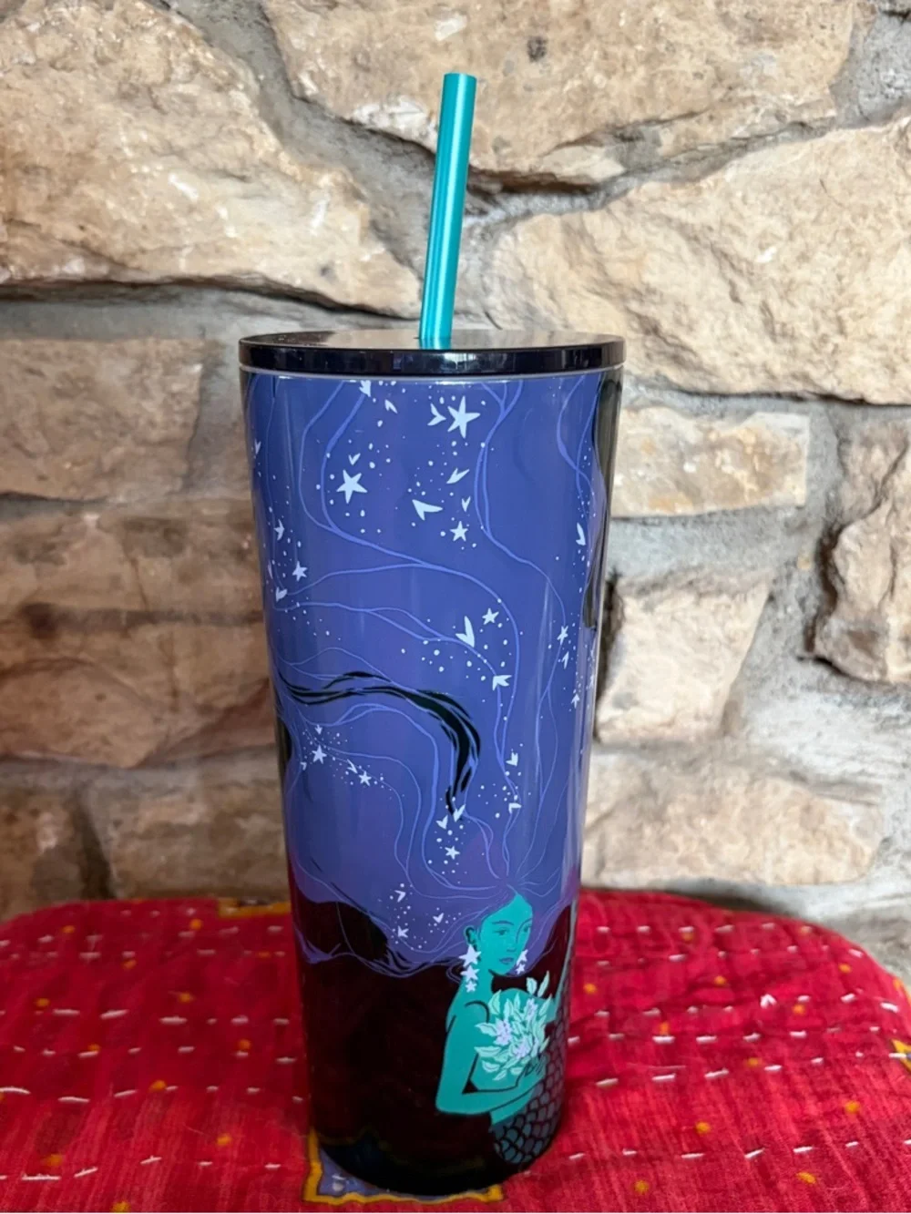 STARBUCKS Kitchen 2025 Siren/Mermaid Cold Cup Tumbler 24 oz 710 ml NWT